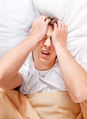 Man feel a Headache