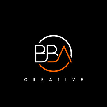 BBA Letter Initial Logo Design Template Vector Illustration