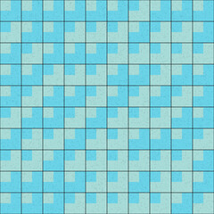 Fototapeta premium Abstract Geometric Pattern generative computational art illustration