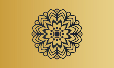 luxurious mandala design ornamental beautiful background in vector.