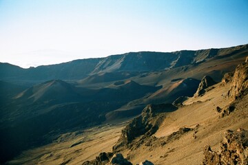 Haleakala Krater auf der Insel Maui, Hawaii