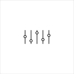 volume adjustment, adjustment icon vector illustration, symbol