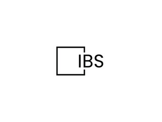 Obraz premium IBS letter initial logo design vector illustration