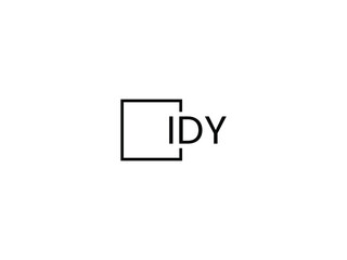 Obraz premium IDY letter initial logo design vector illustration