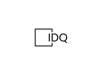 Obraz premium IDQ letter initial logo design vector illustration