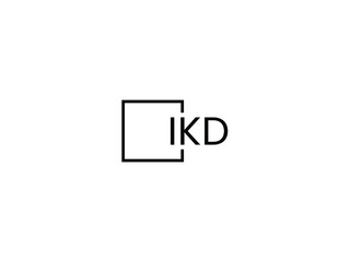 Fototapeta premium IKD Letter Initial Logo Design Vector Illustration