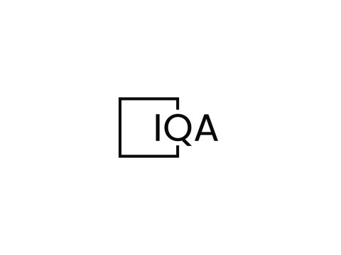 IQA Letter Initial Logo Design Vector Illustration