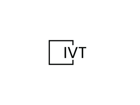 IVT Letter Initial Logo Design Vector Illustration