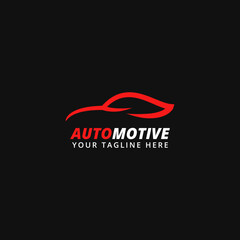 Automotive car logo, service, showroom, repair and speed automotive logo vector