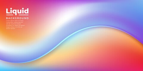 Abstract background with gradient mesh color.