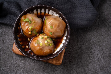 Bawan (Ba wan), Taiwanese meatball delicious street food.