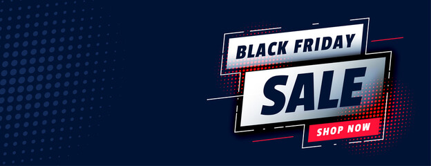 black friday sale modern banner with text soace