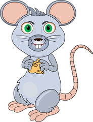 Rat with cheese