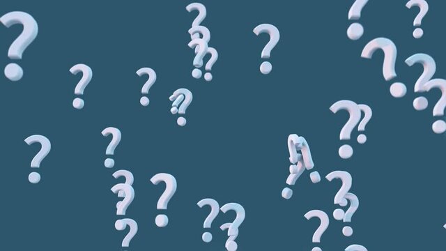 flying question marks, slow vesion