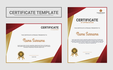 modern certificate of appreciation template. Clean modern certificate.