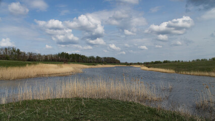 Obraz premium At the confluence of rivers