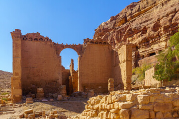 Qasr Al-Bint, in the ancient Nabatean city of Petra