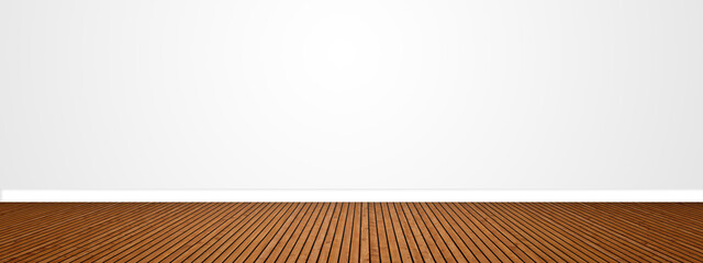 Concept or conceptual vintage or grungy brown background of natural wood or wooden old texture floor and wall as a retro pattern layout. A 3d illustration metaphor to time, material, emptiness,  age