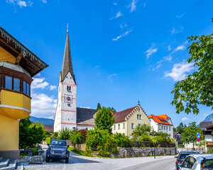 Alte Pfarrkirche Sankt Martin, Garmisch-Partenkirchen, Bayern, Deutschland 