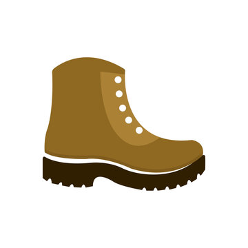 winter boots icon, vector illustration
