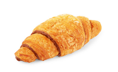Delicious, fresh croissants on a white background. Croissants isolated. French breakfast