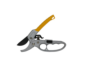 Pruning shears  isolated on a white background