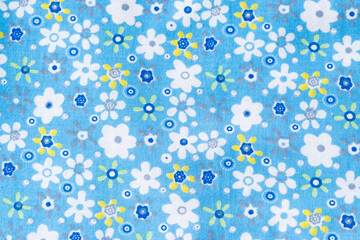 background, pattern, blue, flowers