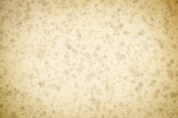 snowflakes on paper texture
