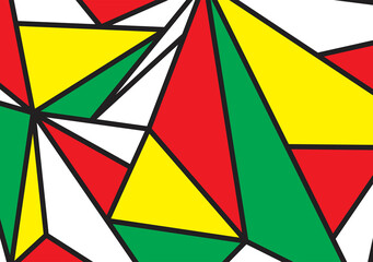 Abstract background with colorful polygonal pattern