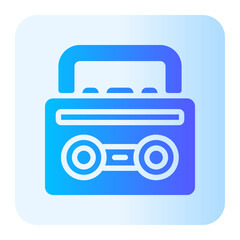 radio gradient icon