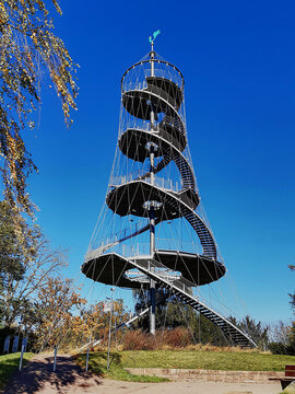 Look-out tower in Stuttgart at Killesberg