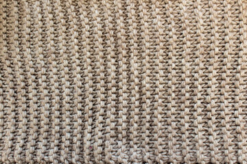 Knitted background beige color