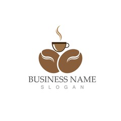 coffee bean icon vector