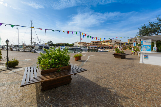 Village of Porto Ottiolu in Sardinia