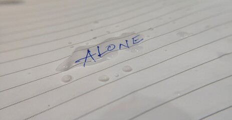 Alone but happy 