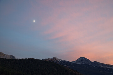 Les hauteurs de Villard De Lans, massif du Vercors dans les Alpes au dessus de Grenoble