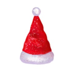 santa claus hat isolated on white