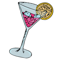 Hand drawn happy summer mood objects. Vector sketch. Summer objects drawing doodle