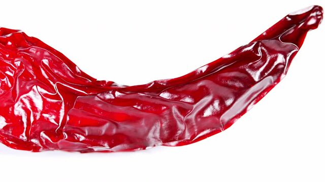 Spicy dried red chili pepper. Healthy food vegetable concept. Delicious part of mexican food in the north american southwest.