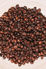 a cup of coffee breakfast fresh scent wooden table