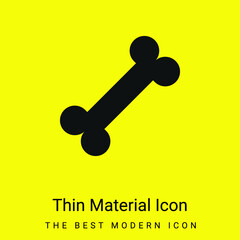Bone minimal bright yellow material icon