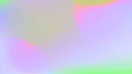 Gradient mesh and shapes surreal abstract digital vector art.