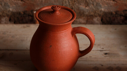 Hand-made earthenware water jars