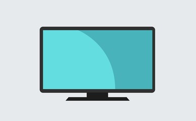 HD resolution icon for web and TV. Flat design