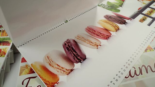 Self made Foof Photography Calendar - Showing Calendar Pages
