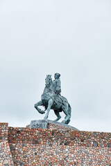 statue on the roof