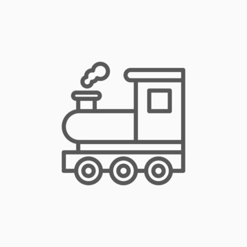 train icon, vehicle vector, transport illustration