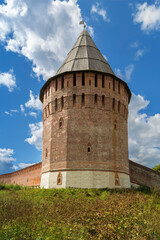 Fototapeta na wymiar Fortress wall, Smolensk, Russia