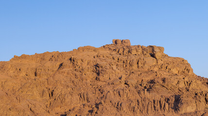 Sharm El Sheikh mountains in the Bedouin desert. Sinai peninsula