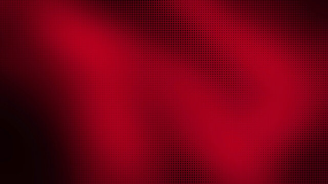 retro comic background halftone dots pattern on bright red dynamic background. pop art style. geometric vintage monochrome fade wallpaper.